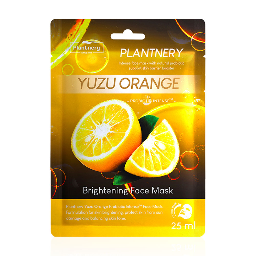 Plantnery Yuzu Orange Probiotic Intense Face Mask 25ml