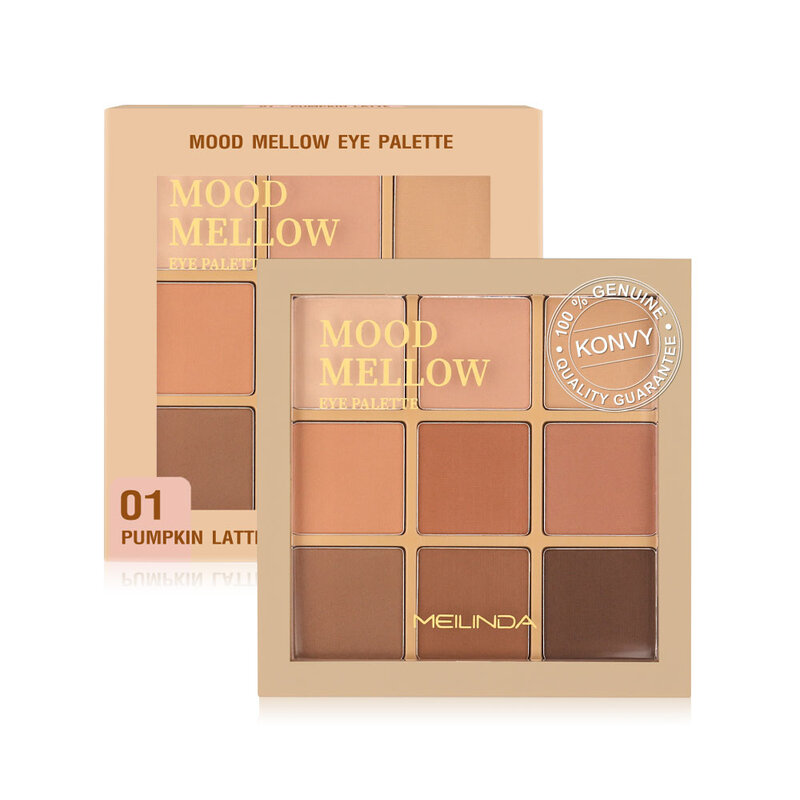 Mei Linda Mood Mellow Eye Palette #01 Pumpkin Latte