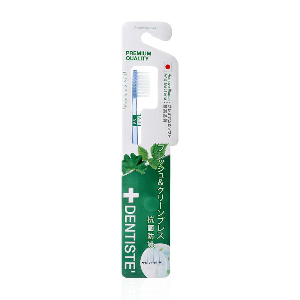 Dentiste Anti-Bacteria Toothbrush [Light Blue]