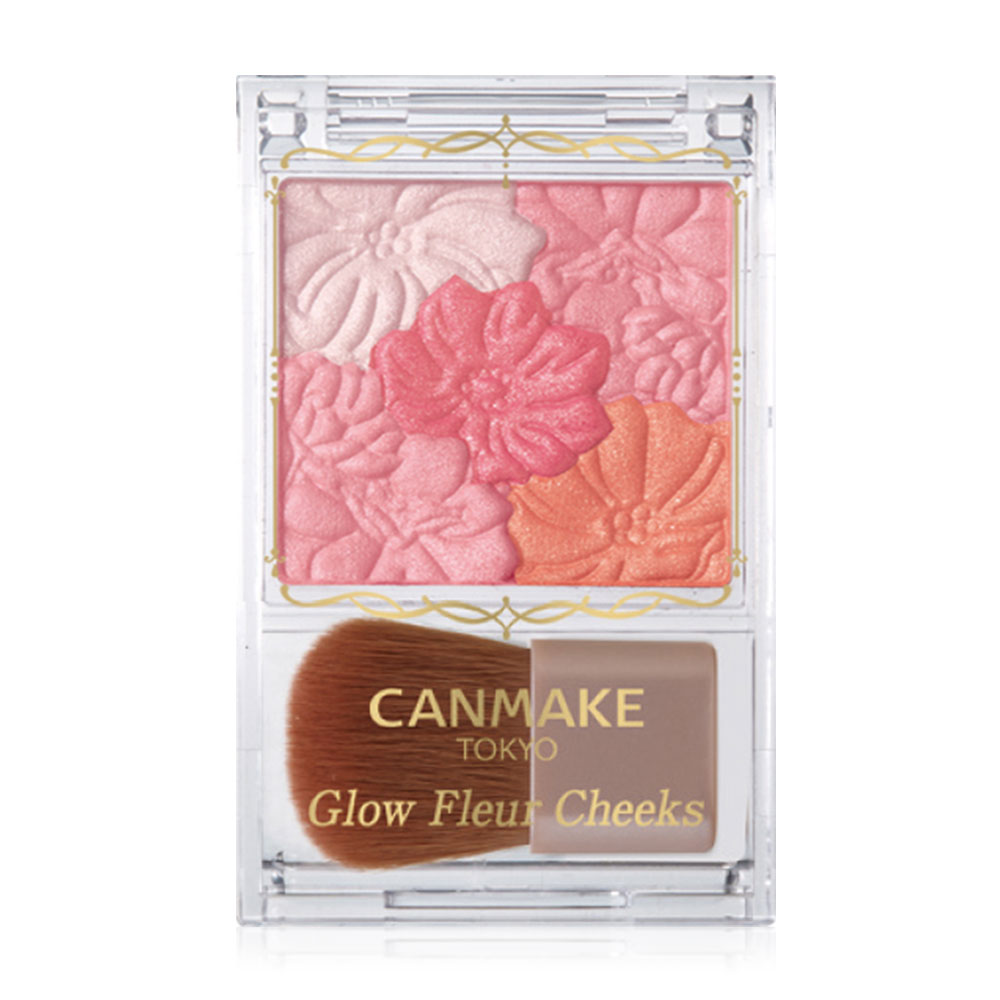 Canmake Glow Fleur Cheeks 5.7g #02 Apricot Fleur
