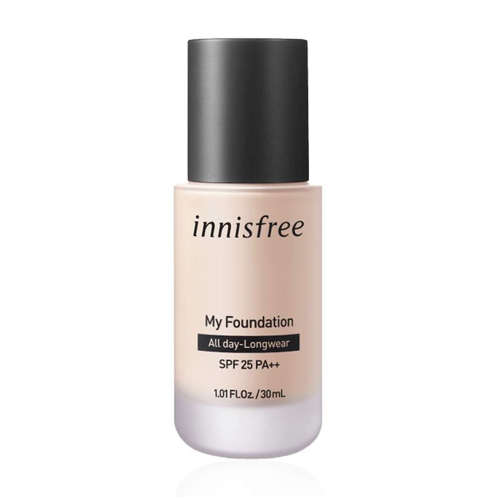 Innisfree My Foundation all day long wear SPF25 PA++ 30ml #33N ( สินค้าหมดอายุ : 2025.10.19 ) 