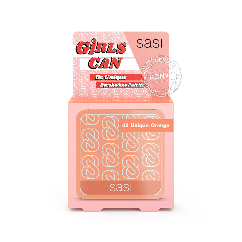 SASI Girls Can Be Unique Eyeshadow Palette 6g #02 Unique Orange