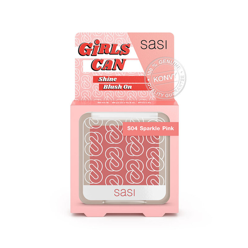 SASI Girls Can Shine Blush On 6g #S04 Sparkle Pink