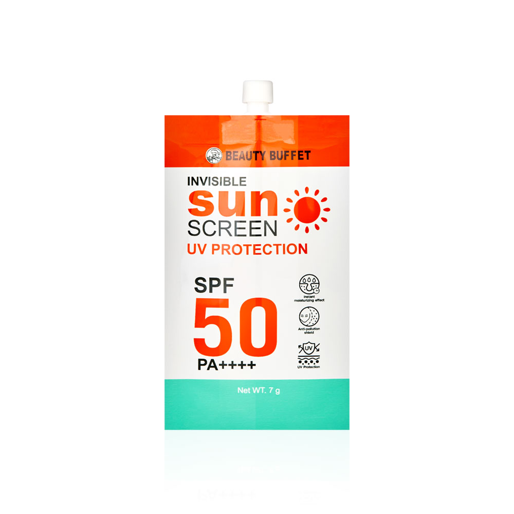 [Free Gift] Beauty Buffet Invisible Sunscreen Uv Protection SPF 50 PA++++ 7g
