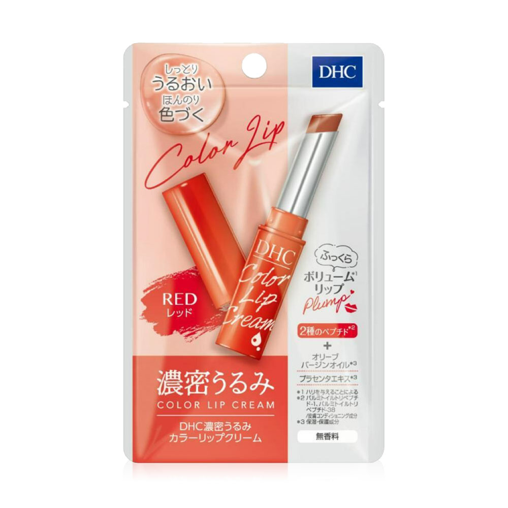 DHC Deep Moistening Color Lip Cream 1.5g #Red