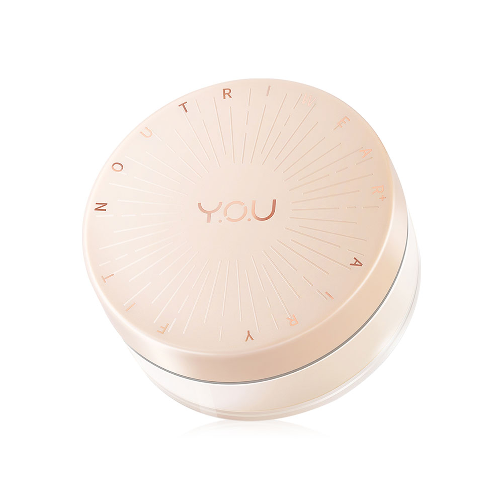 Y.O.U Noutriwear + Airy Fit Loose Powder 15g #W804 Natural Buff