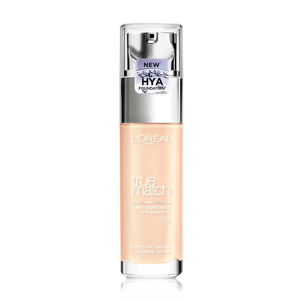 Loreal Paris  True Match Liquid Foundation 30ml #N2 Nude Porcelain