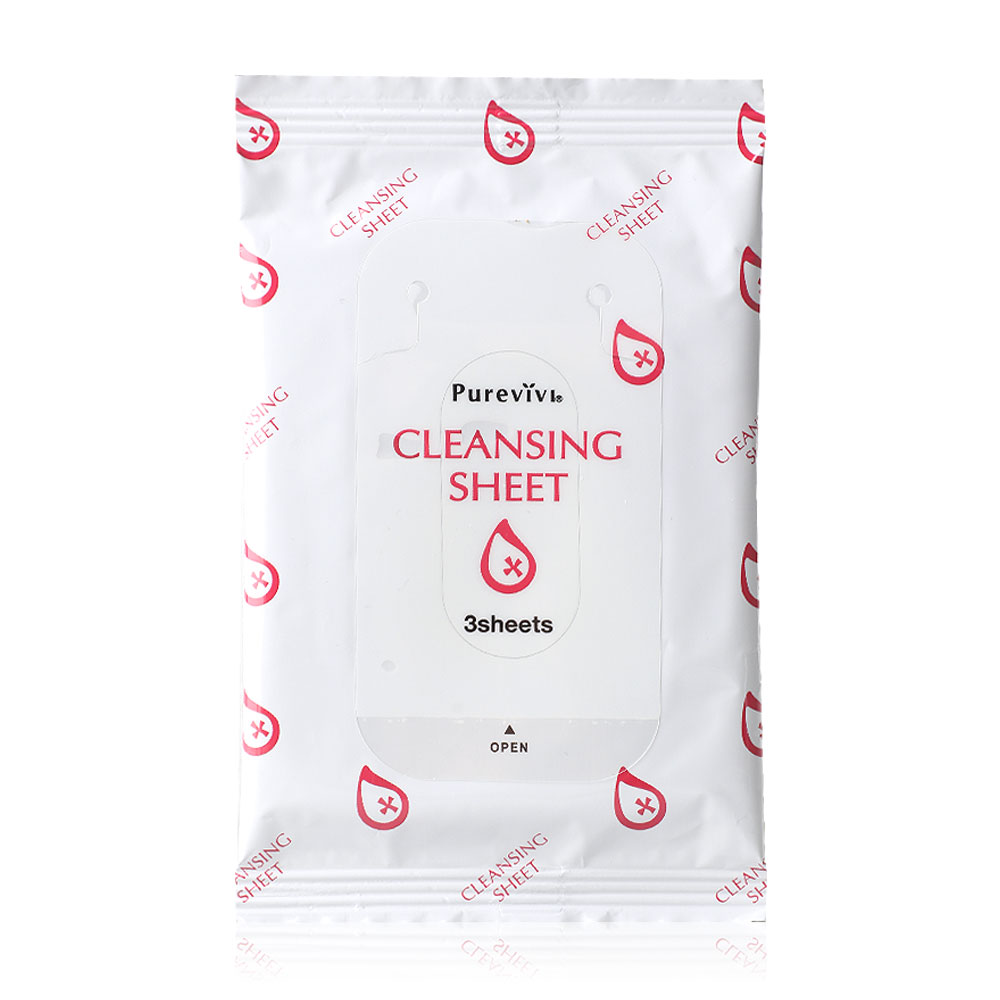 [Free Gift] PUREVIVI Cleansing Sheet 3pcs