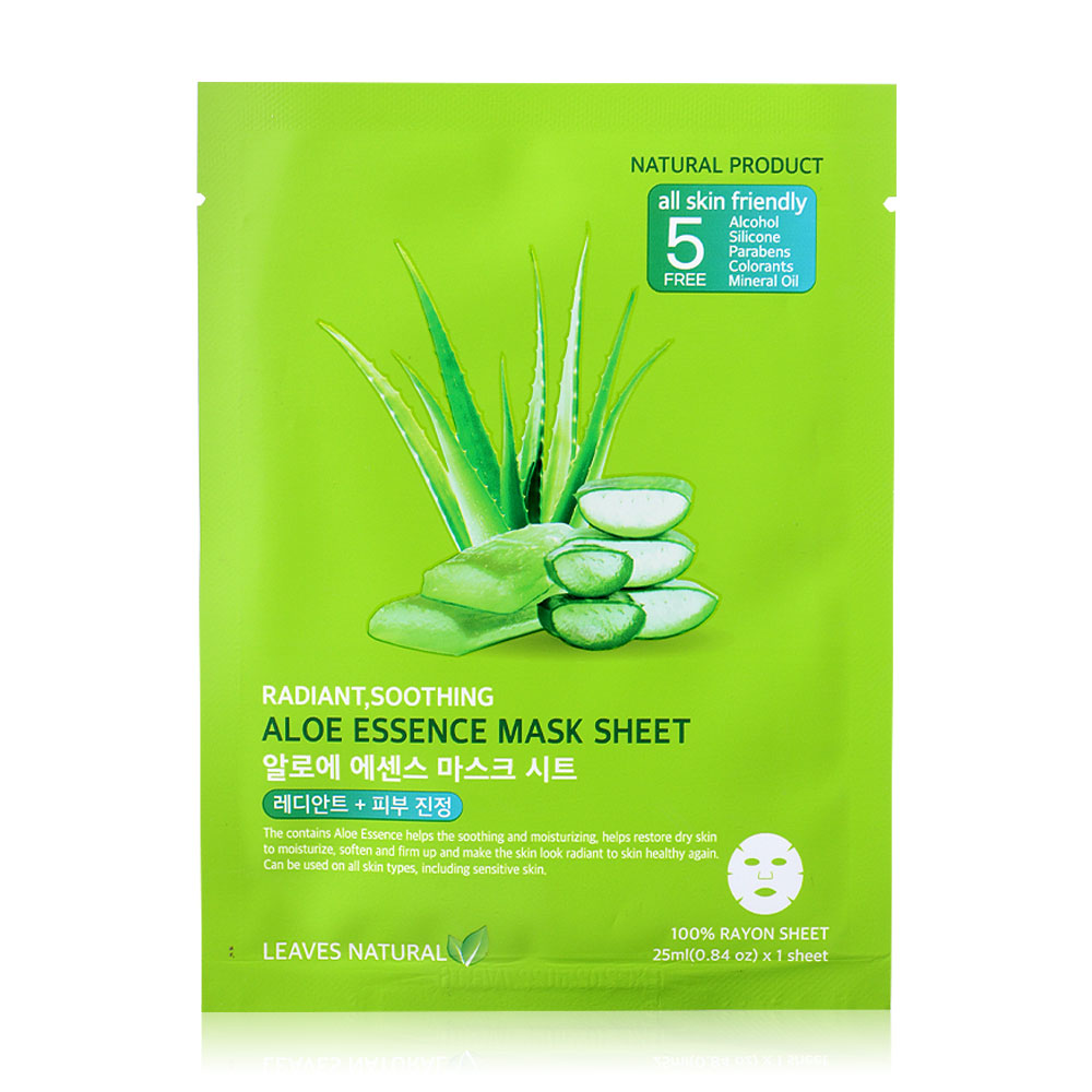Leaves Natural Aloe Essence Mask Sheet 25ml