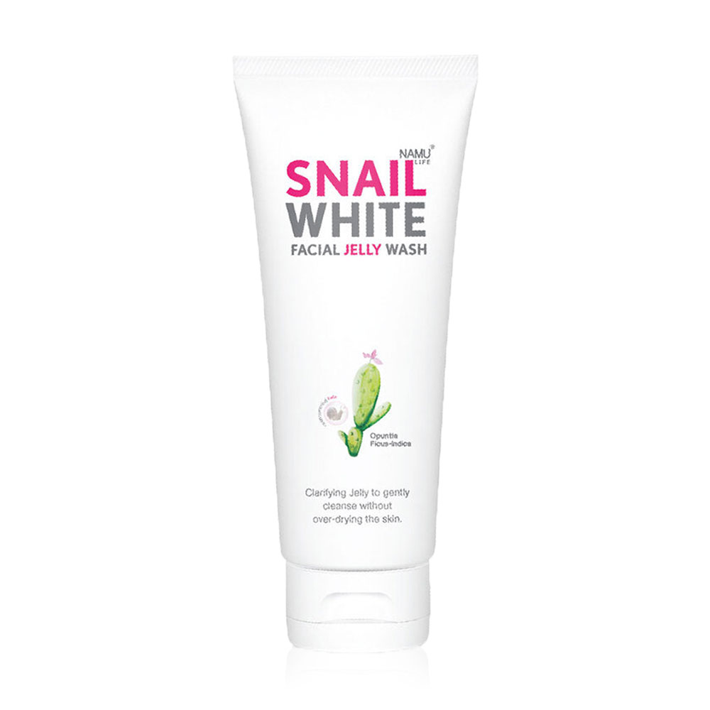 NAMU LIFE SNAILWHITE Namu Facial Jelly Wash 100ml ( สินค้าหมดอายุ : 2025.10.16 ) 