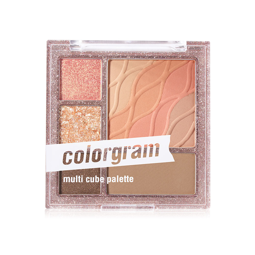 Colorgram Multi Cube Eye Palette 7.5g #02 Romantic Cube ( สินค้าหมดอายุ : 2025.07.20 ) 