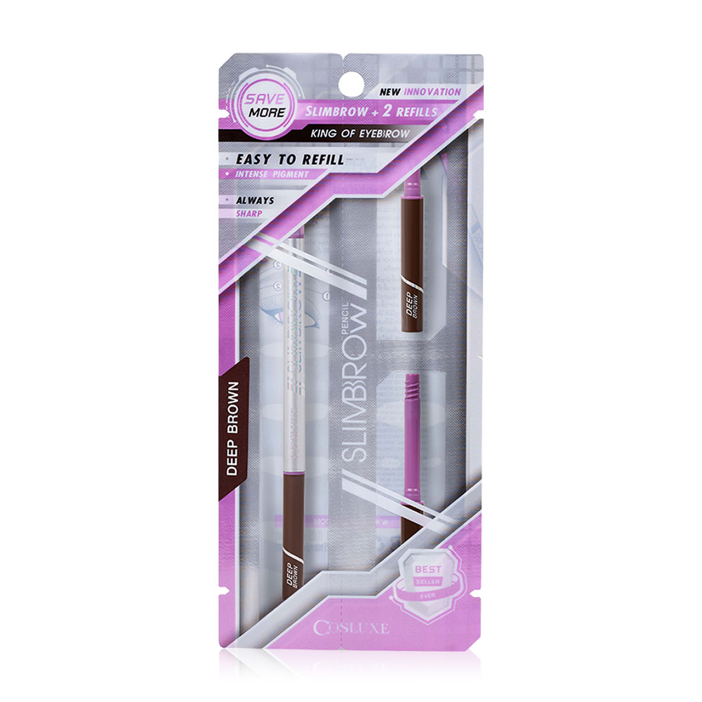 Cosluxe Slimbrow Pencil Ref Parf 0.15g. #Deep Brown