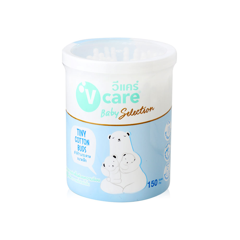 V care Tiny Cotton Buds 150 pcs
