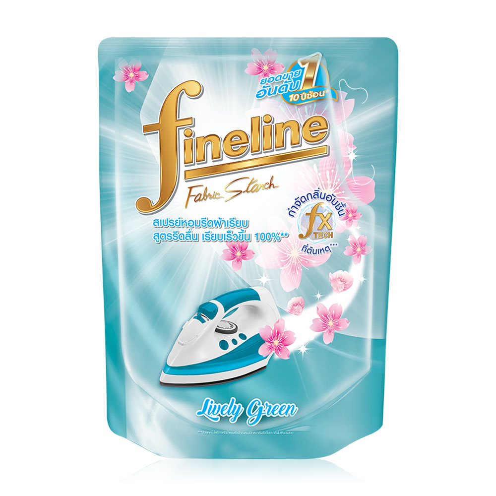Fineline Fabric Smooth Starch Refill Lively Green 1400ml