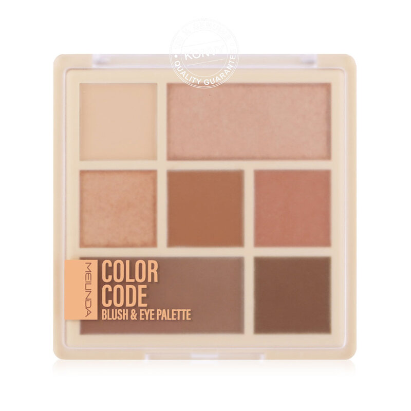 Mei Linda Color Code Blush & Eye Palette 10.6g #02 Brew Coffee ( สินค้าหมดอายุ : 2025.07.31 ) 