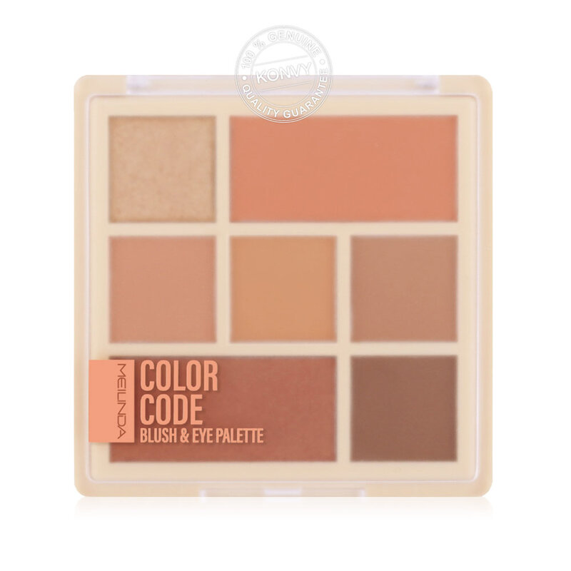 Mei Linda Color Code Blush & Eye Palette 10.6g #03 Warm Nude ( สินค้าหมดอายุ : 2025.07.31 ) 