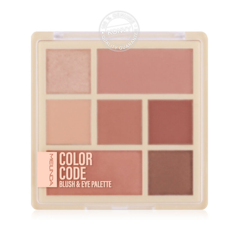 Mei Linda Color Code Blush & Eye Palette 10.6g #05 Dusty Pink ( สินค้าหมดอายุ : 2025.07.31 ) 