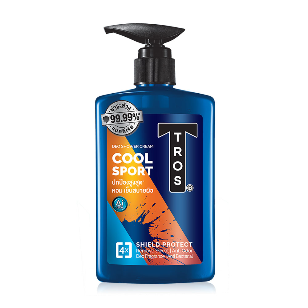 TROS Deo Shower Gel Cool Sport 450ml #Orange