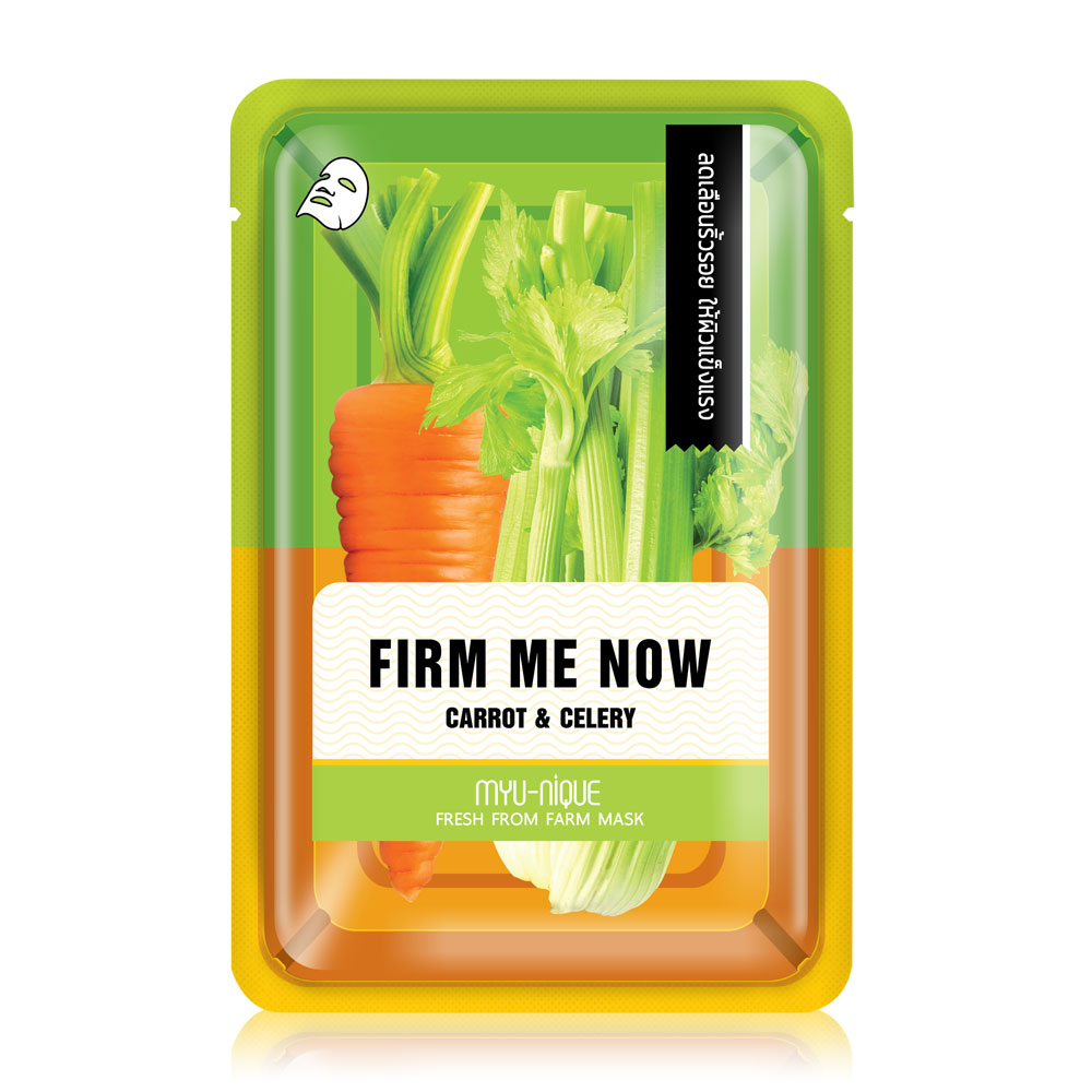 MYU-NIQUE Fresh From Farm Carrot & Celery Mask 25g