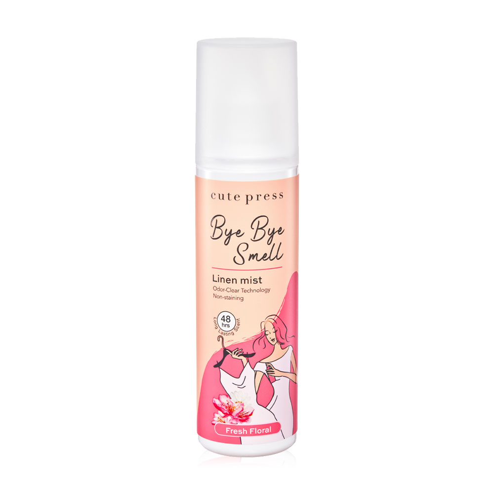 Cute Press Bye Bye Smell Linen Mist Fresh Floral 240ml