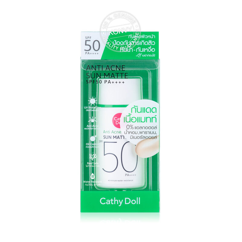 Cathy Doll Anti Acne Sun Matte SPF50 PA++++ 40g