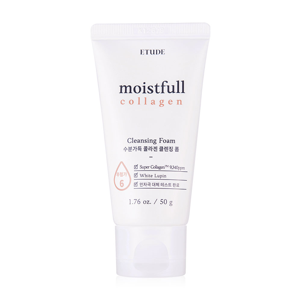 [Free Gift] Etude Moistfull Collagen Cleansing Foam 50g