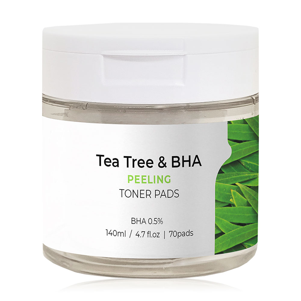 JKOSMEC Tea Tree And Bha Peeling Toner Pads 140ml [No Box]