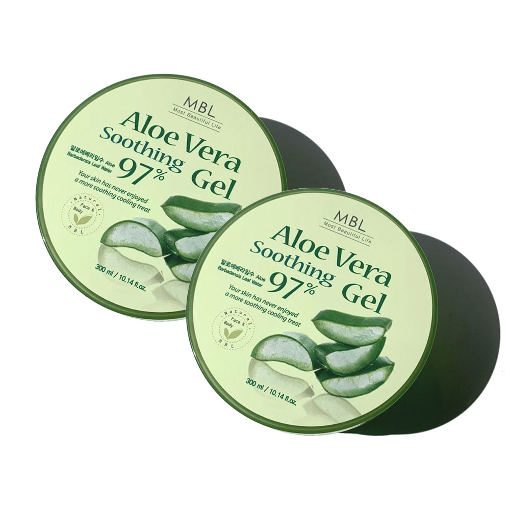 MBL - 97% Aloe Vera Soothing Gel [300ml x 2pcs]