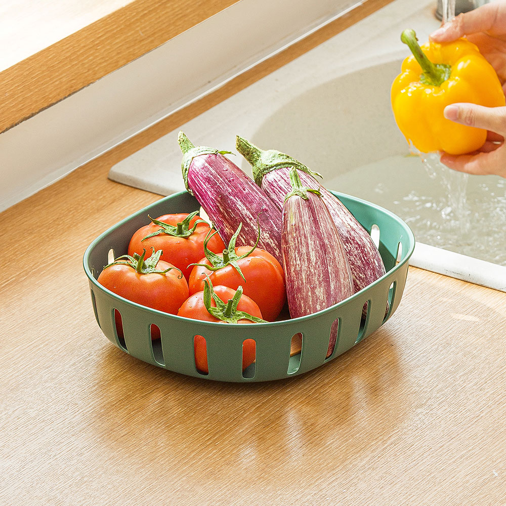NaChuan Fruit Drain Basket #Green