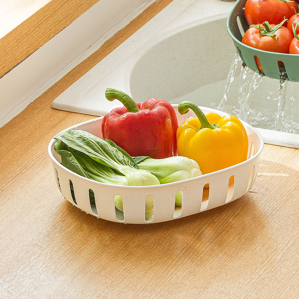 NaChuan Fruit Drain Basket #White