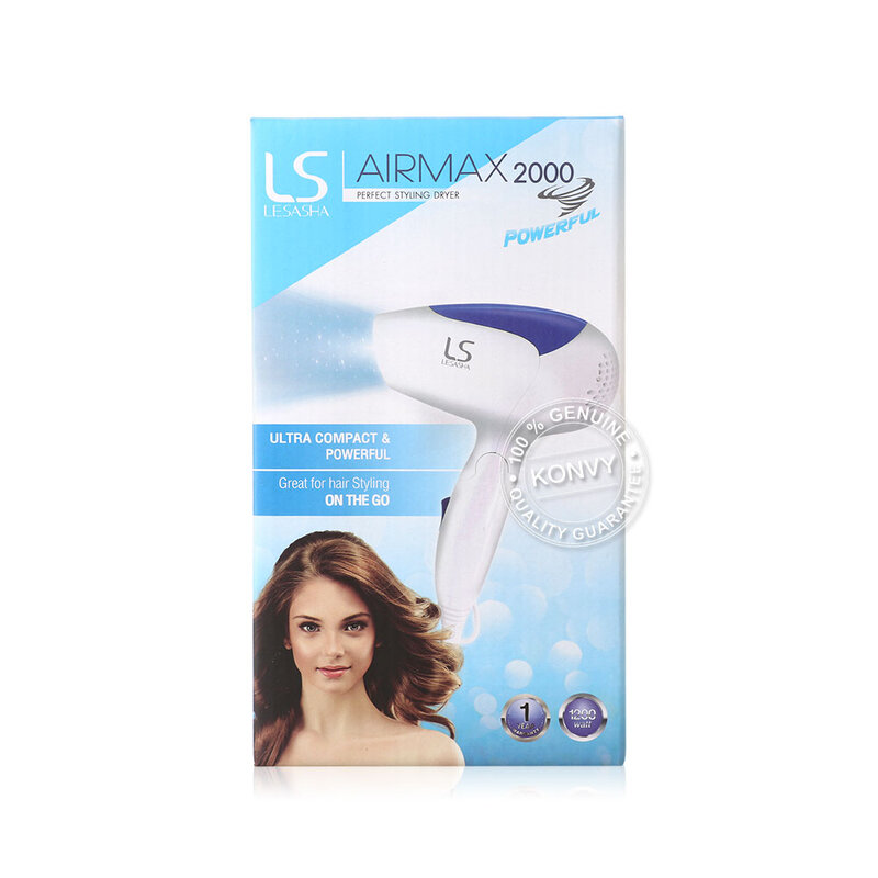 Le'sasha Airmax 2000 Powerful Hair Dryer 1200W #Blue #LS0837
