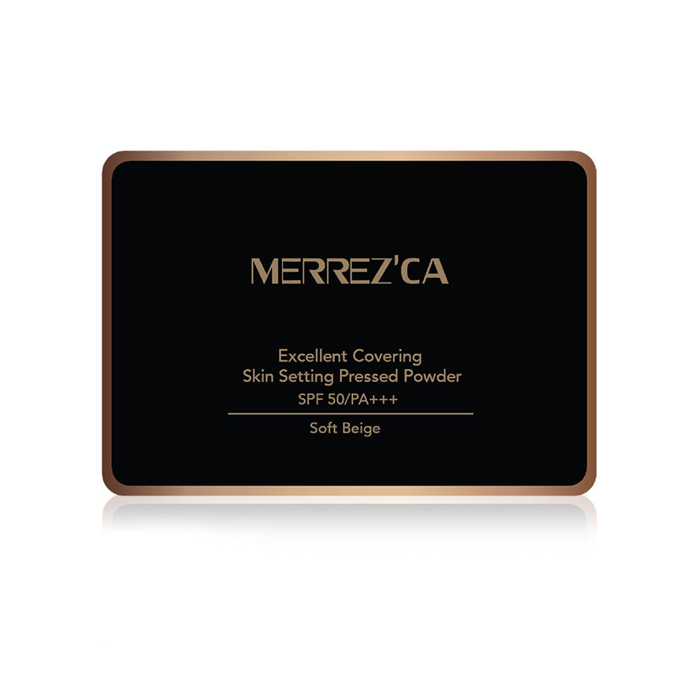 Merrezca Excellent Covering Skin Setting Pressed Powder 9g #23 Soft Beige