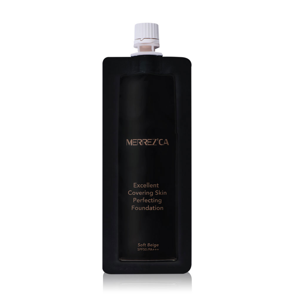 [Free Gift] Merrez'ca Excellent Covering Skin Perfecting Foundation 5ml #23 Soft Beige
