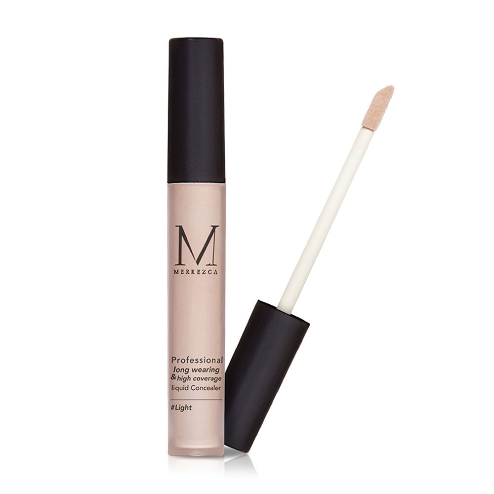 Merrezca Professional Long Wearing & High Coverage Liquid Concealer 4g #Light