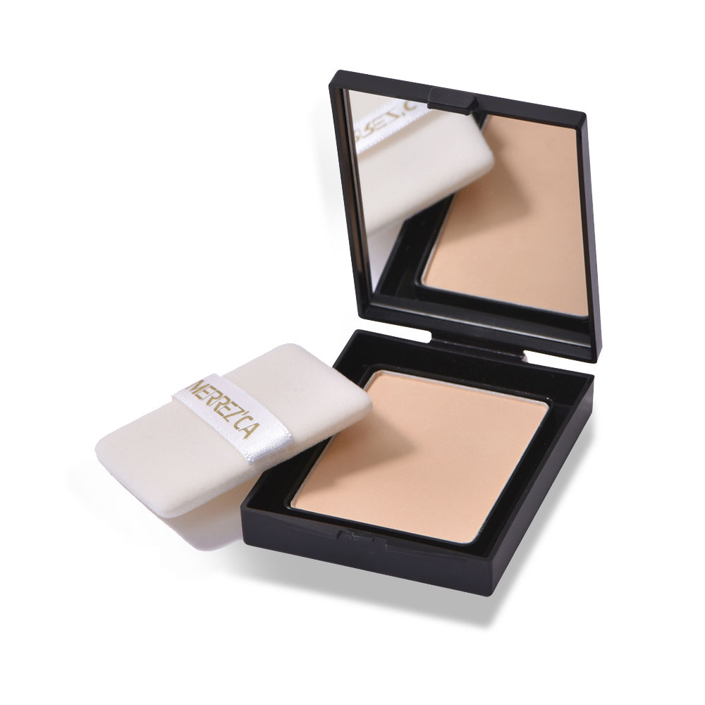 Merrez'ca Excellent Covering Skin Setting Pressed Powder 7g #Light Beige