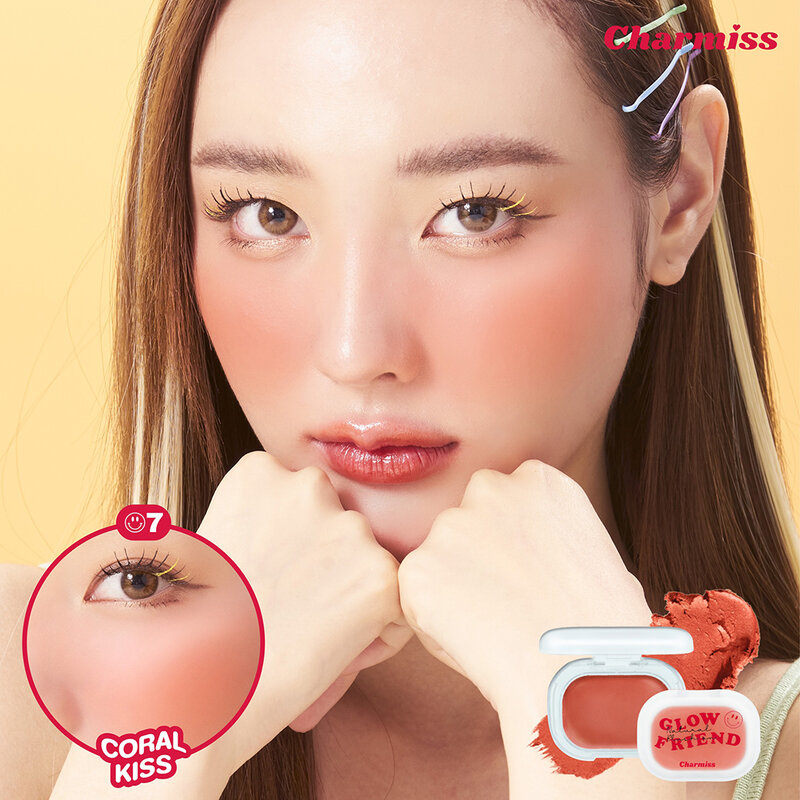 Charmiss Glowfriend Natural Blush On 4g #07 Coral Kiss