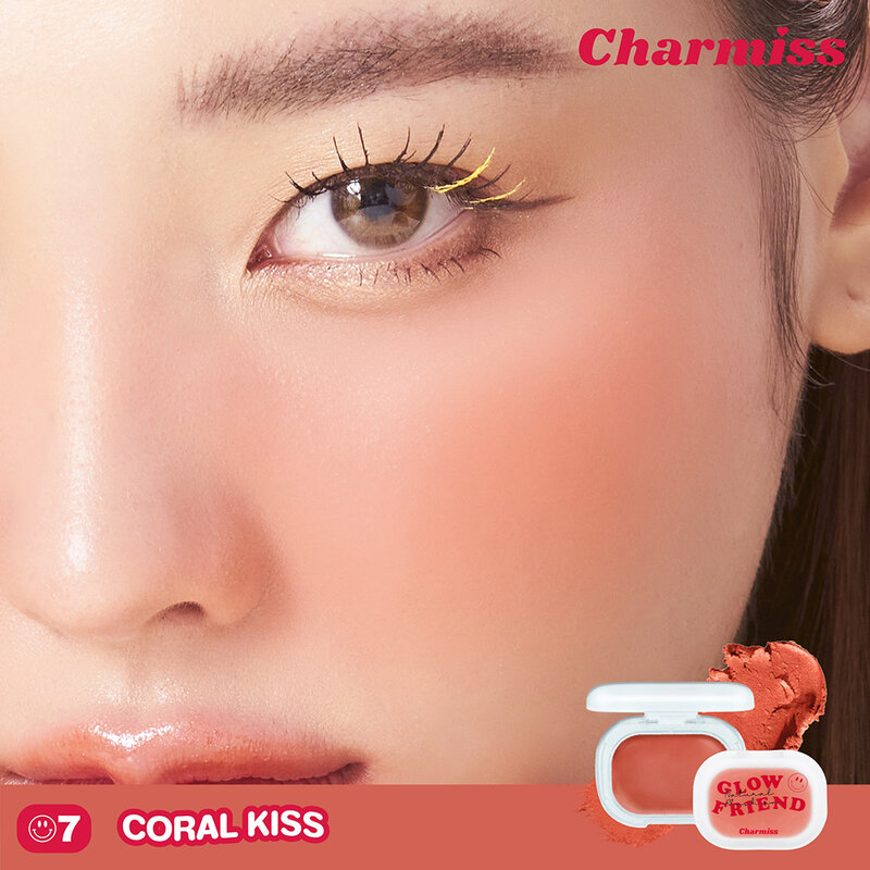 Charmiss Glowfriend Natural Blush On 4g #07 Coral Kiss