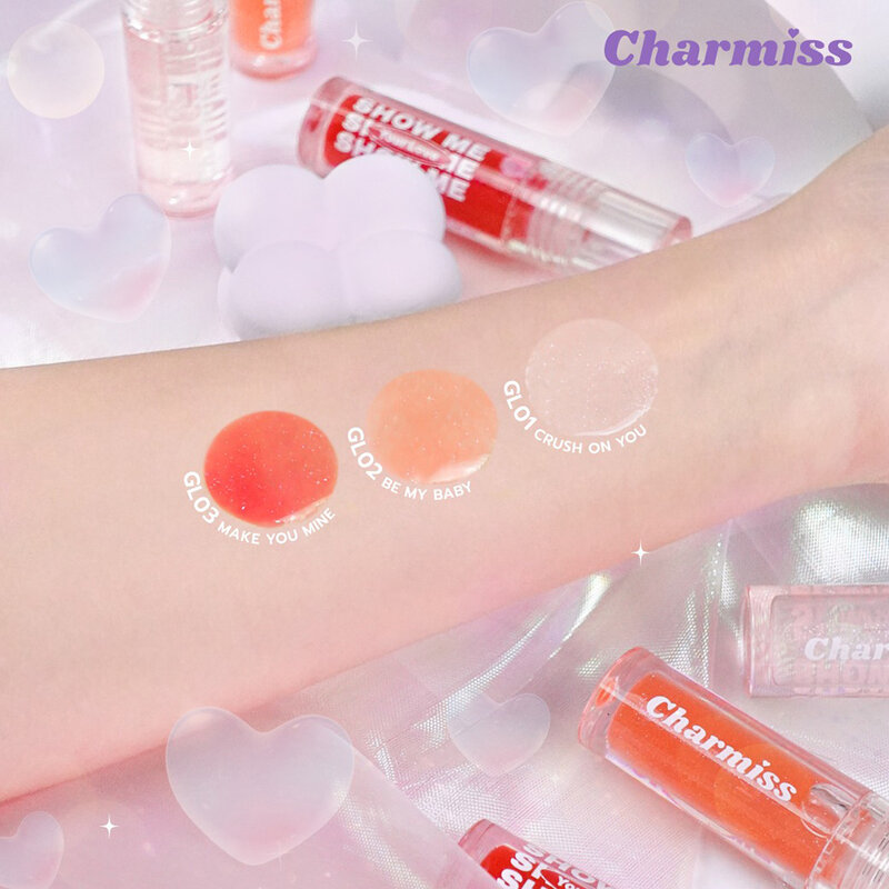 Charmiss Show Me Your Love Glitter Lip Gloss 2.5g #GL01 Crush On You