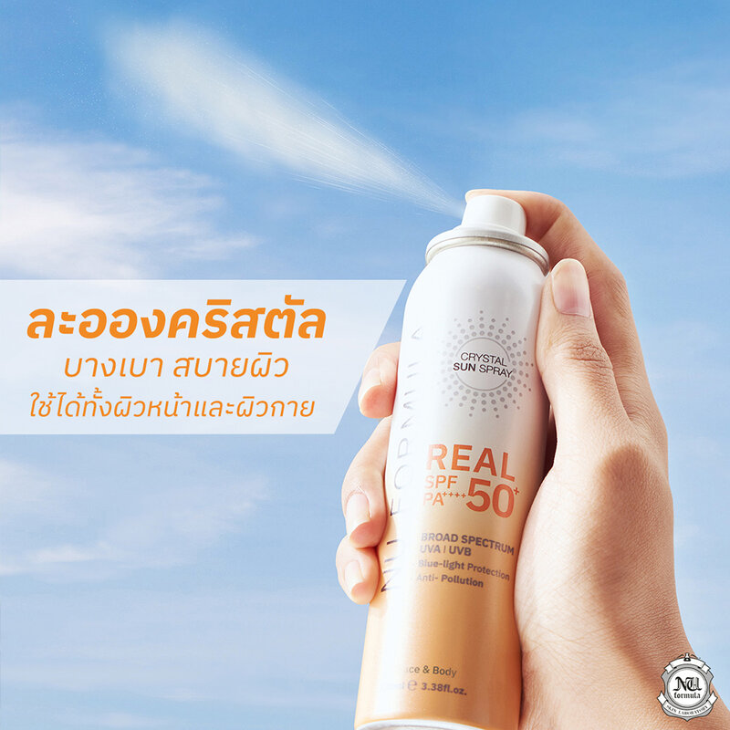 [Free Gift] Nu Formula Crystal Sun Spray Real SPF50+ PA++++ 100ml