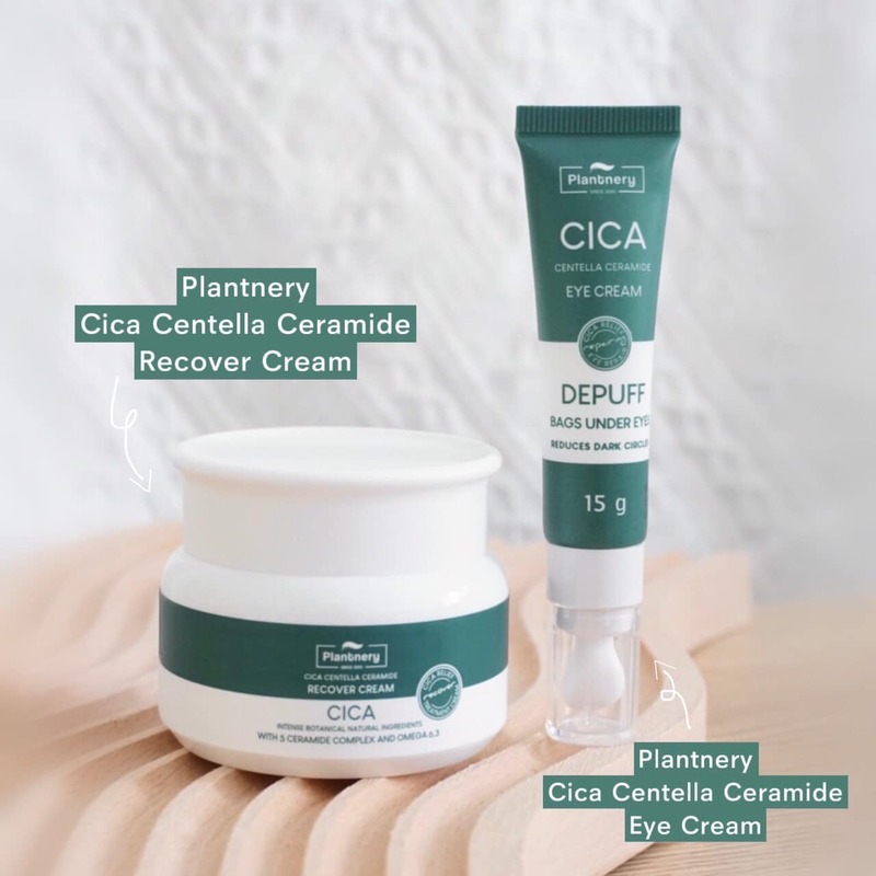 Plantnery Cica Centella Ceramide Eye Cream 15g