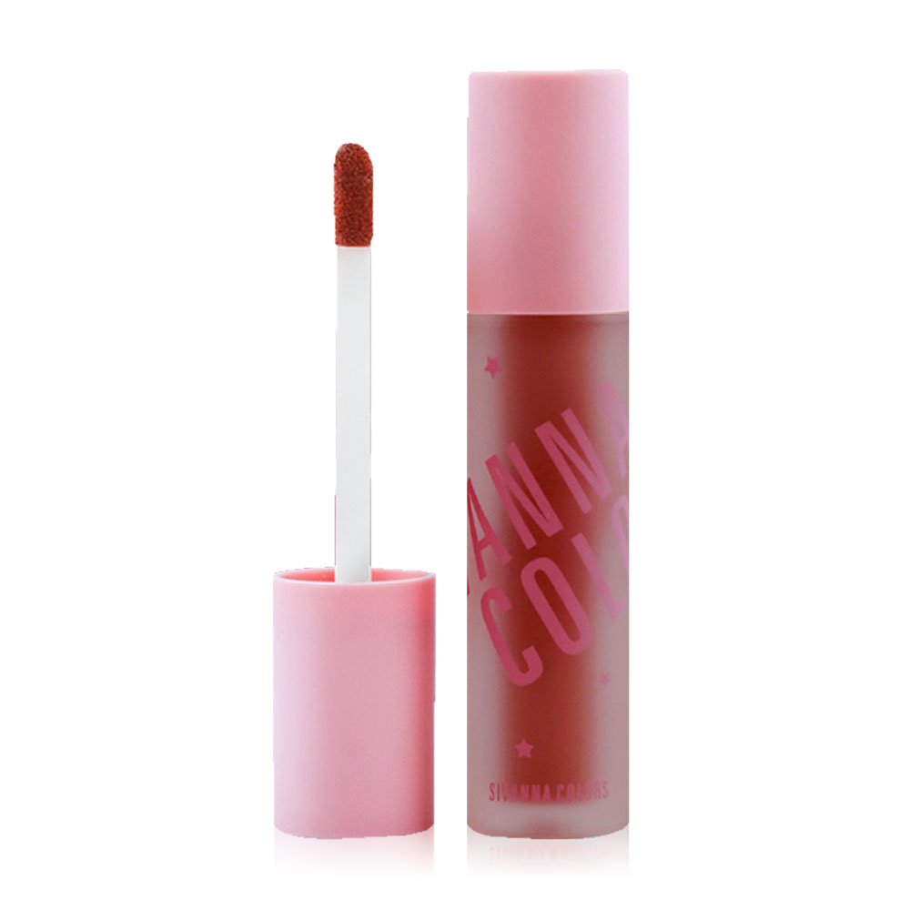 Sivanna Colors Twin Long-Stay Matte Lip Mud [2x3.2g] #03 Cherrt Maple