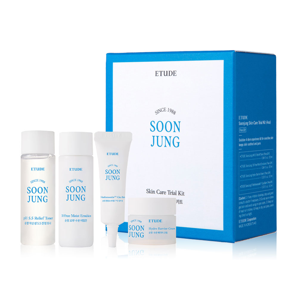 [Free Gift] Etude Soon Jung Trial Kit Set 4 Items