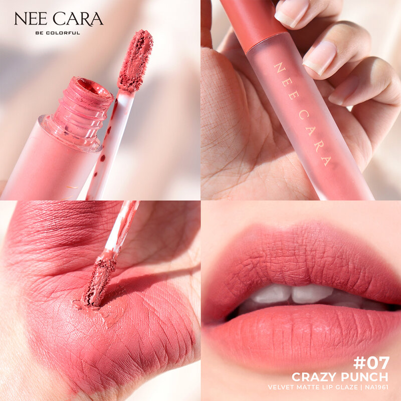 NEE CARA  Velvet Matte Lip Glaze 4g #07