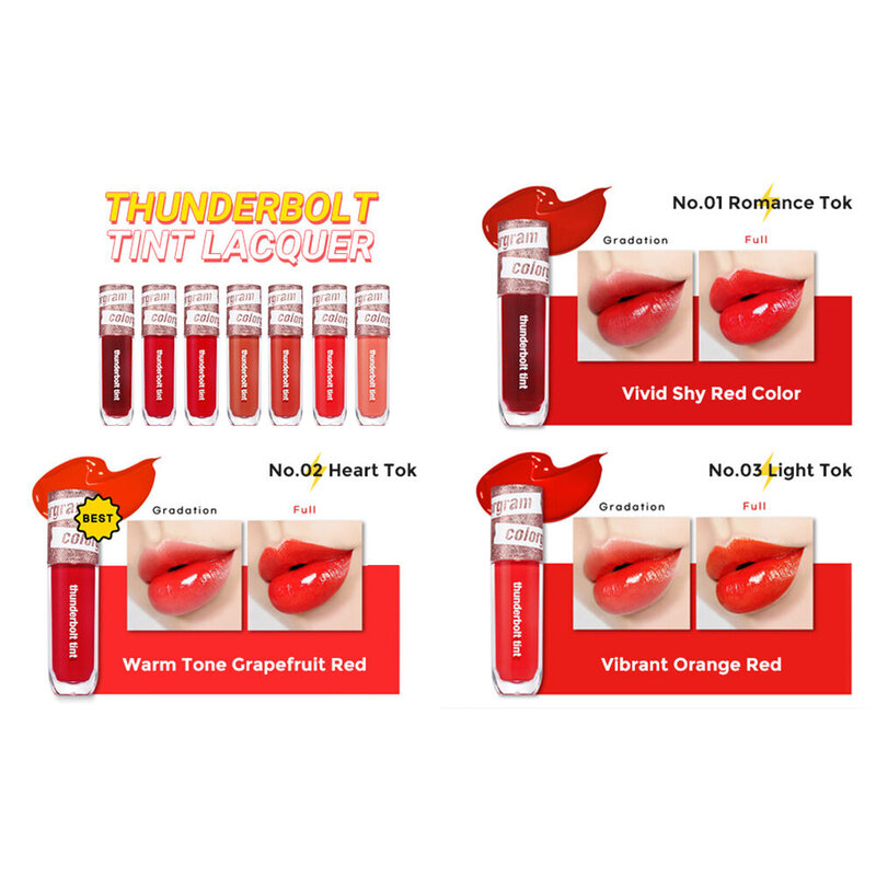 Colorgram Thunderbolt Tint Lacquer 4.5g #01 Romance Tok