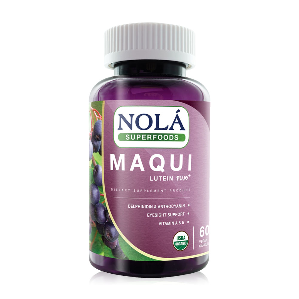 Nola Maqui Lutein Plus+ 60 Vegan Capsules