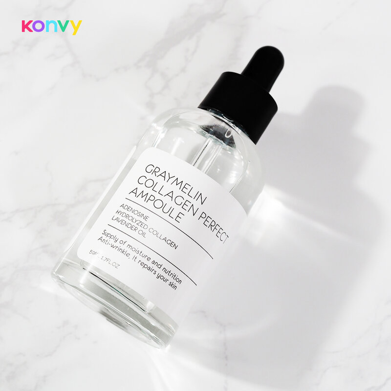 Graymelin Collagen 90% Perfect Ampoule Adenosine Hydrolyzed Collagen Lavender Oil 50ml