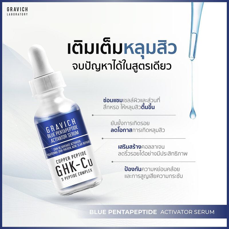 GRAVICH Blue Pentapeptide Activator Serum 30ml