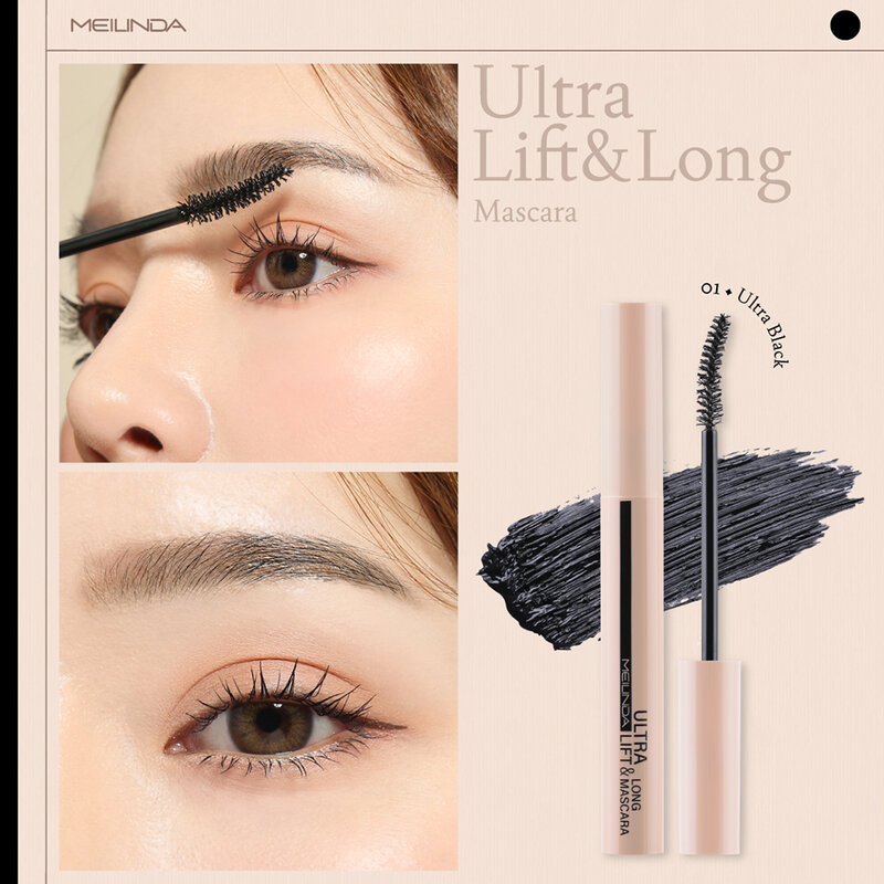 Mei Linda Ultra Lift And Long Mascara 10ml #01 - Ultra Black