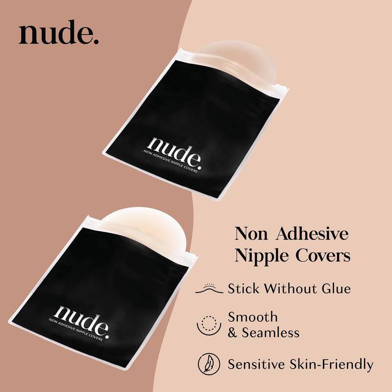 nude. Adhesive Nipple Covers 8 cm #Light