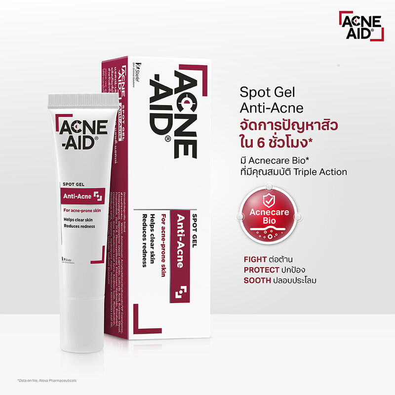 ACNE-AID Spot Gel Anti-Acne 10g ( สินค้าหมดอายุ : 2026.02.12 ) 